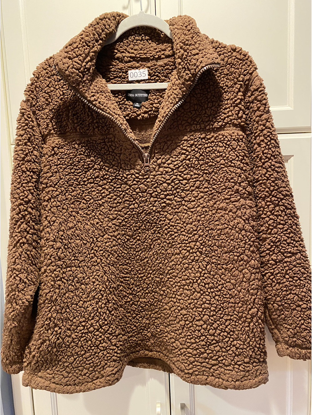 Brown "Wooly ,Fuzzy" Sweatshirt